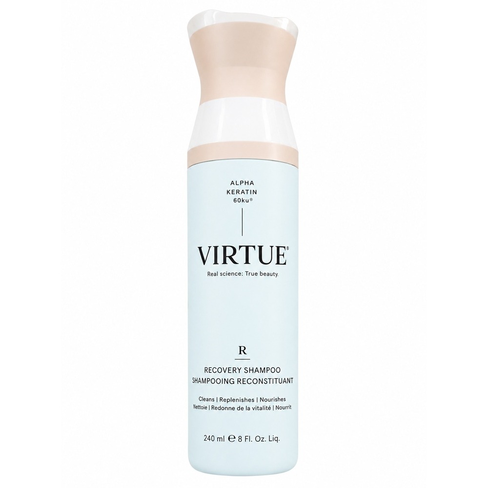 Virtue Recovery Shampoo 8oz 240ml Alpha Keratin 60ku Damaged Hair Repair Sealed